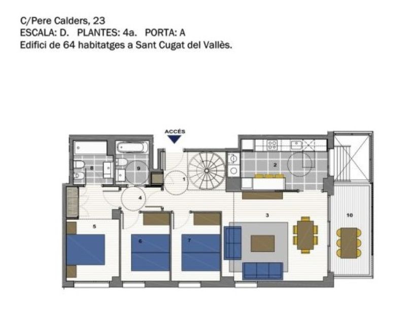 vivienda a estrenar en sant cugat