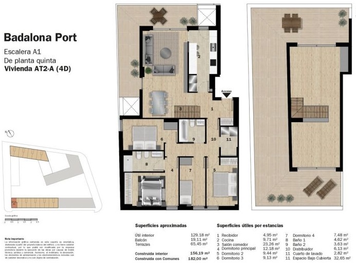 plano vivienda a estrenar en badalona