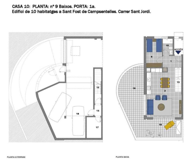 plano casa unifamiliar a estrenar en sant fost de campsentelles