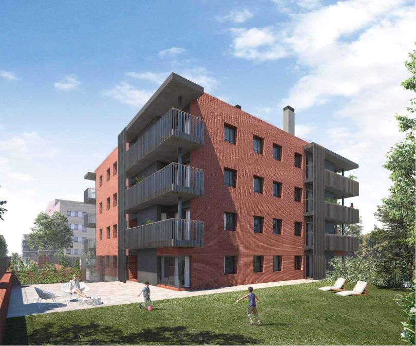 viviendas de nueva obra con piscina comunitaria