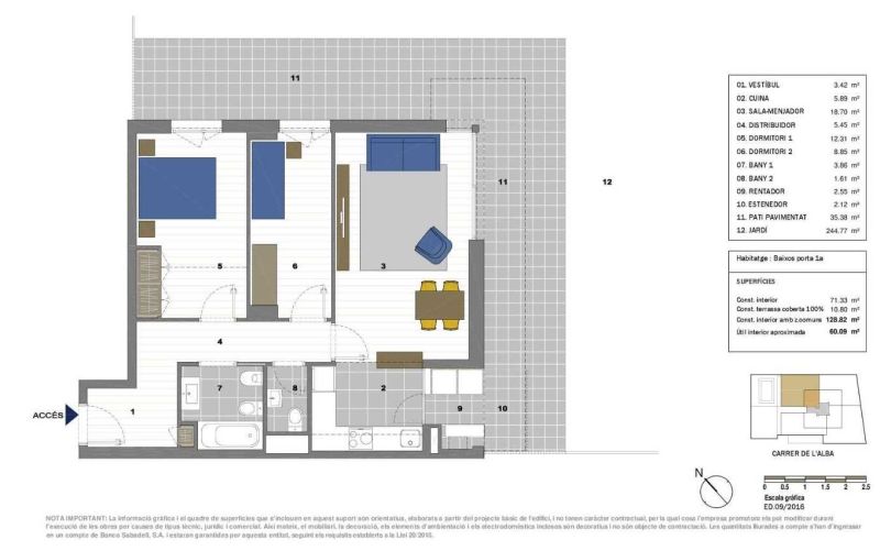 plano de vivienda en sant fost de campsentelles