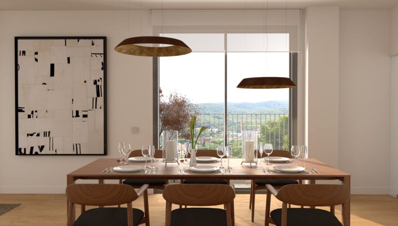 piso de alto standing de primera mano de la promocion zenit en sant cugat