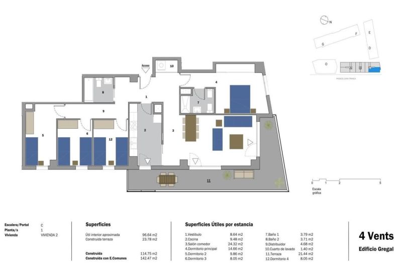 pisos a estrenar en la marina