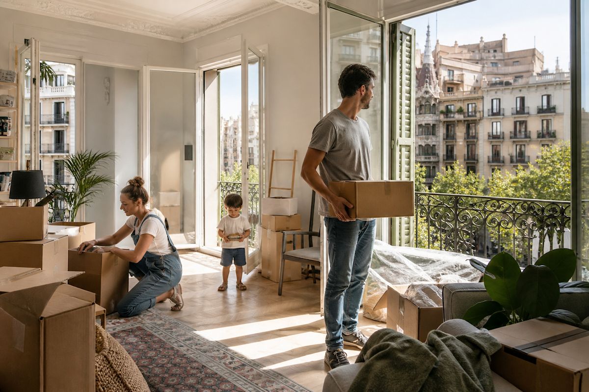 "Alquiler de piso en Barcelona cerca de zonas residenciales